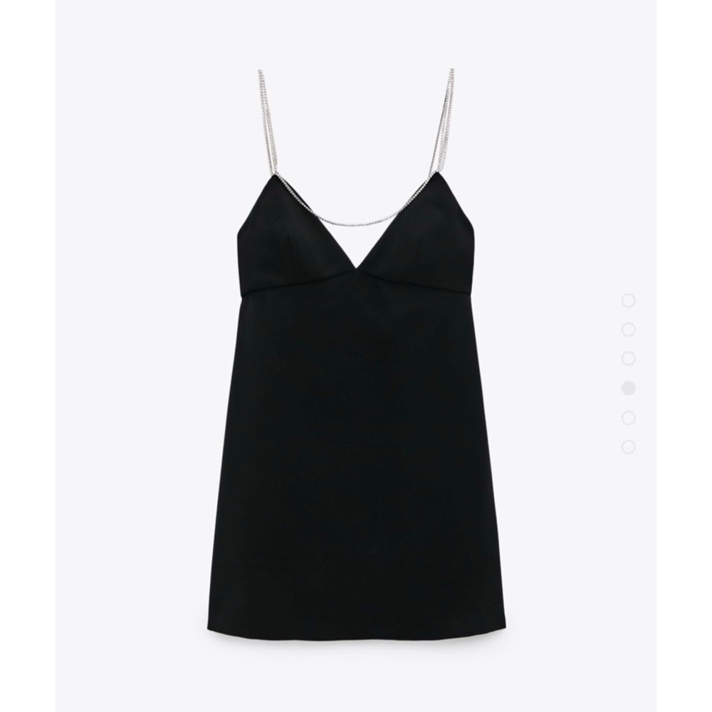 Rhinestone strap mini dress_5